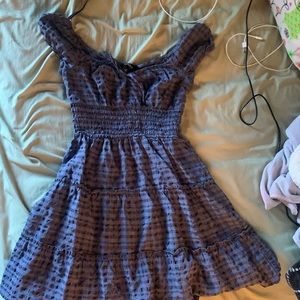 blue picnic dress